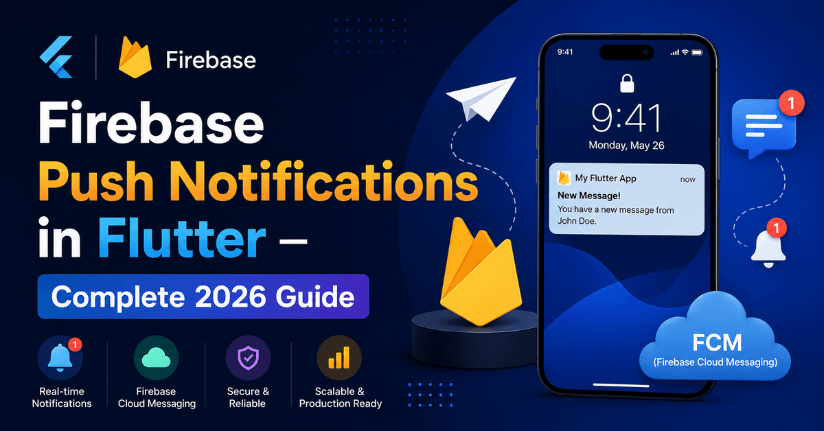 Firebase Push Notifications in Flutter – Complete 2026 Guide